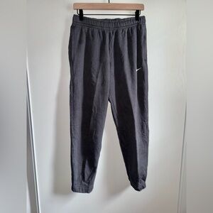 Nike Jogger Activewear Pants Back Pocket Grey Cotton Polyester Women Size Medium